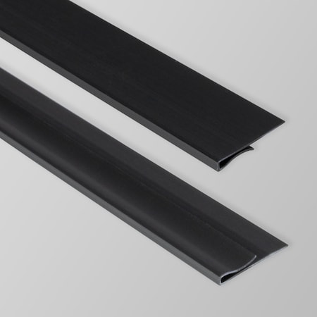 Ceilume EZ-On Drop Ceiling Grid Covers - Onyx - Wall Angle Piece AC-GRID-WC-OY